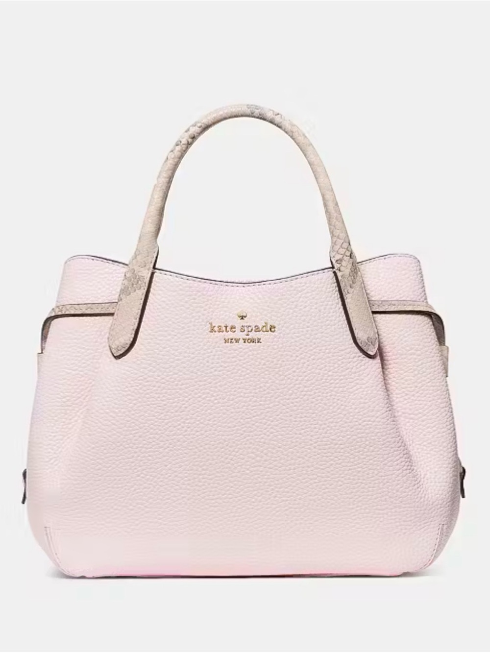 NWOT KATE SPADE DUMPLING SNAKE EMBOSSED SMALL SATCHEL